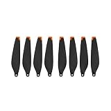 UKATOF FOR D JI MINI 3 Pro 対応プロペラブレード 低噪音パドル(8pcs) (オレンジ)