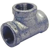 B & K Tee可鍛性亜鉛メッキ鉄1 – 1 / 4インチFIP
