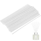 ディフューザー スティック リードスティック 50個入り 長い詰め替え用 大容量 人気 女性 ファッション 男性 繊維素材 長持ち 高級 防カビ 寝室 リビングルーム バスルーム (ホワイト)