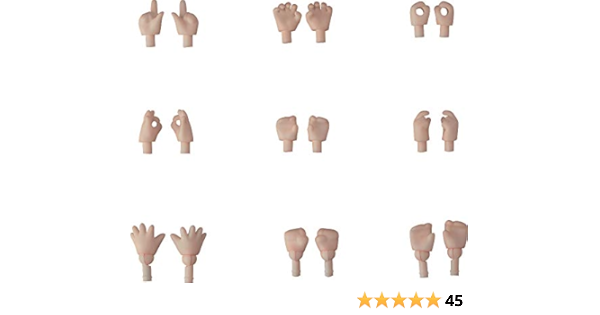 Amazon ねんどろいどどーる 手首パーツセット Cream ノンスケール Abs Pvc製 塗装済み可動フィギュア フィギュア ドール 通販