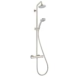 Hansgrohe 27169821 Showerpipe、つや消しニッケル