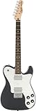 Squier by Fender エレキギター Affinity Series™ Telecaster® Deluxe, Laurel Fingerboard, White Pickguard, Charcoal Frost Metallic ソフトケース付き