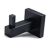 真鍮マットブラックウォールマウント広場タオルローブコートフック帽子ドアハンガーティッシュロールトイレブラシ用ホルダーアクセサリー