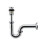 カクダイ 破封緩和Pトラップ オーバーフロー付洗面器用 423-842