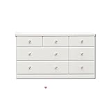 アルファタカバ 子供の成長に合わせて長く使えるカスタマイズチェスト ツマミチョイスシリーズ アリオ120cm3段ローチェスト(ハートクリア)