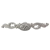 Vicenza Designs kb1028 Sforza Large Oval withバックプレートノブ、サテンニッケル