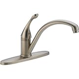 Delta 140-SS-DST Collins Single Handle Kitchen Faucet, Stainless [並行輸入品]