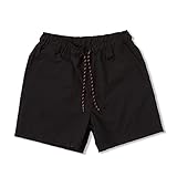 KiU パンツ はっ水 ストレッチ ショーツ ブラック L メンズ レディース K247L-900