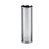 Powerbuilt 641201 3/8 Dr. 6 Pt. SAE Deep Well Socket, 7/16 by Powerbuilt