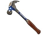Vaughan r16lg 16オンススチールEagle Curved Claw Hammer withレザーグリップby Vaughan
