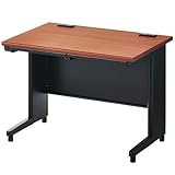 オフィスコム 法人様向け オフィスデスク スチールデスク 幅1400×奥行700×高さ720mm 平机 ブラック/ウォールナットル OC-SD147HB-WNBK