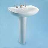 Toto lt242g Prominence 26 "壁マウント浴室シンクwith Single蛇口穴Dr、 Single Hole Faucet Mount LT242G#11 1