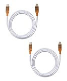 [re:colors]【USB-C(Type C) to USB-C(Type C) USB2.0 ケーブル スケルトン 2本セット (タンジェリン)】高速充電 PD対応100W/5A 高速データ転送 断線防止 1m 武蔵野レーベル