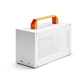 SGPC Itx Miniケース - K49(スチール)/K55のアップグレード版、フルサイズGPU互換、ハンドル2つ、通気パネル-スチール2枚とアクリル製サイドパネル1枚/6.9LスモールItxケース。