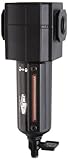 Dixon F73G-4M-MB Norgren Series Manual Drain Airline Filter with Sight Glass, Metal Bowl, 3/8 Size, 
