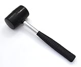 PLATA ラバー製 ハンマー 素材を傷つけにくい！【 ブラック 黒 くろ black 】