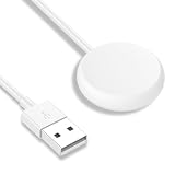 Google Pixel Watch充電器 USB A 磁気 急速充電 ピクセルウォッチ ケーブル for Pixel Watch 1 持ち運び便利 50cm（ホワイト）