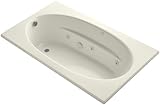 Kohler K-1114-H-96 Windward 6Ft Whirlpool with Heater, Biscuit [並行輸入品]