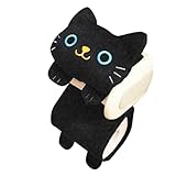 MEIHOねこのトイレットペーパーカバー クロ