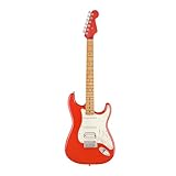Fender Limited Edition プレイヤー ストラトキャスター HSS MN フィエスタ レッド マッチングヘッドストック付き - エレキギター