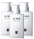 U-MA ウーマシャンプープレミアム【医薬部外品】薬用 スカルプケア エイジングケア アミノ酸 馬油 植物オイル ノンシリコン 日本製300ml (3本)