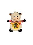 Baberoo Soft Stuffed Animal Toy Abacus Rattle for Babies Cow 5 Inches [並行輸入品]