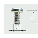 タカチ電機工業 EM型固定用タッピングビス(M1.6/L4)[50個入り] EM-1.6