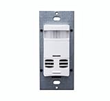Leviton OSSMT-MDW Ultrasonic/Infrared Wall Switch Sensor, White [並行輸入品]
