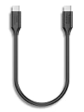 短いUSB C変換ケーブル,CableCreation USBCモニター8K@30Hz/4K@120Hzビデオ、240W タイプ C 快速充電、20G データ同期、Thunderbolt 4/3（サンダーボルト 4/3）,携帯電話、PC、Android 自動、Carplay、iPhone 16シリーズ等に適用USB C 3.2 Gen 2変換ケーブル /0.15M