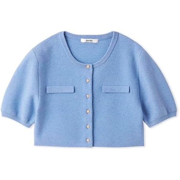 Amazon | [スナイデル] クロップドハーフスリーブカーデ