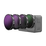 TELESIN DJI Osmo Action 5 Pro/4/3用 4個パック CPL&NDフィルターセット - スナップオン式 CPL、ND8、ND16、ND32