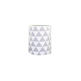 北ヨーロッパスタイル ファブリックバスケット 高さ調節可能 (gray triangle)