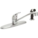 PROPLUS GIDDS-283310 Hybrid Kitchen Faucet Single Handle Washerless Chrome with Spray, Lead Free [並行