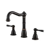Ruvati rvf5125bn Waterfall 8 – 15 Widespreadモダンコンテンポラリーバスルーム蛇口、つや消しニッケル