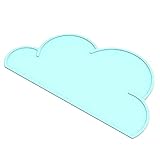 ランチョン マット シリコン おしゃれ 北欧 撥水 子供 ランチクロス 赤ちゃん ベビー キッズ 雑貨 シリコンマット 雲 かわいい お食事マット ランチマット BEATON JAPAN (ブルー)