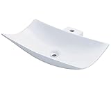 MR Direct V240-W White Porcelain Vessel Lavatory Sink [並行輸入品]