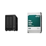 Synology NAS 2ベイ DiskStation DS723+ & Synology HDD 16TB HAT3310-16Tx2台