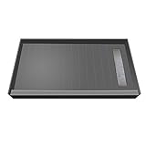 タイルRedi USA rt3460r-pvc-tbn Rediトレンチシャワーでパン右タイルableトレンチ、34 " D x 60 " W