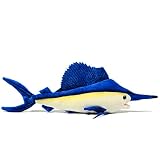 ZHONGXIN MADE シミュレーションメカジキバショウカジキのぬいぐるみ - 18.5インチ リアルなカジキの深さの海の動物のぬいぐるみフィギュア、スーパーソフトぬいぐるみ、子供へのギフト…
