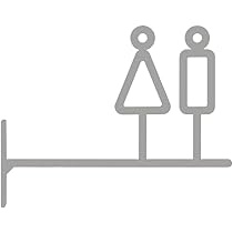 専用 出品  写真abc Amazon | サンニード スチール ドアサインプレート WC WH