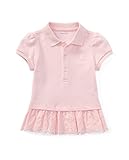 ラルフローレンの子供服　［POLO　RALPHLAUREN］　ベビー　女の子ツーピースセット　９０ｃｍ [並行輸入品]
