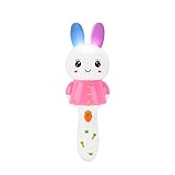 レインボーグローRattle、GodrベビーBunny音楽DevelopmentalライトアップRattleおもちゃ – Shake and Tell