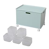 サンカ 日本製 squ+ インナーボックス コスメ収納セット ウォームブルー