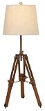 Deco 79 24487 Wood Metal Tripod Table Lamp, 28 by Deco 79