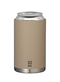 シービージャパン 缶ホルダー ベージュ 350ml [ステンレス 真空断熱 2層構造] 350ml缶飲料 CAN GOMUG