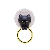 ねこちゃんのスマホリング くろ RING-NEKO01