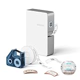 NIIMBOT B18 ラベルライター スマホ対応 熱転写用 ラベルプリンター Bluetooth接続 ラベルメーカー リボン印刷