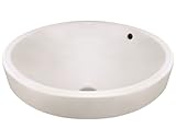 MR Direct V22182-B Bisque Porcelain Vessel Lavatory Sink [並行輸入品]