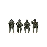 figreal 1/72 U.S.AIRFORCE アメリカ空軍(1) PL4c 4体セット パイロット 072-00017-PL4c 彩色済みフィギュア