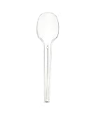 ニッチプラス(Niche Plus)個包装 使い捨て プラスチック ミニスプーン デザート 透明 クリア 100mm 300本(1袋100本×3パック)